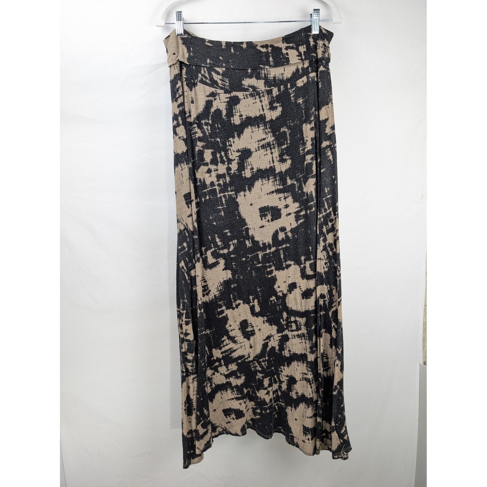 Vintage Y2K Fairy Grunge Maxi Skirt Size L Stretch Boho Indie Whimsigoth Punk